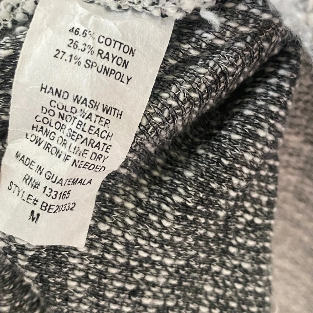 Altar'd State Distressed Comfortable Knit Sweater Hoodie